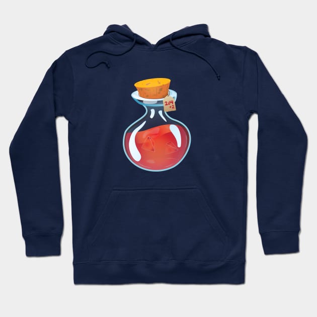 Health Potion 2d4+2 Hoodie by PixelSamuel